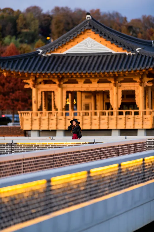 전주덕진공원 사진 (일몰)