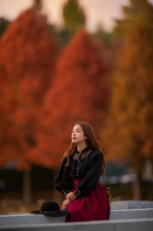 전주덕진공원 사진 (일몰)